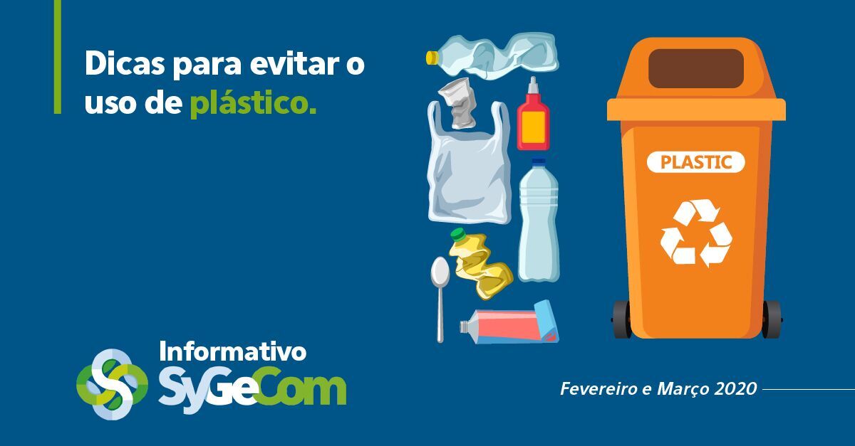 Dicas para evitar o uso de plástico