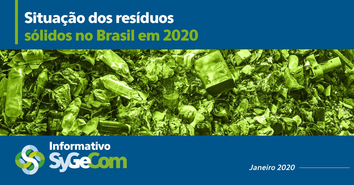 Situação dos resíduos sólidos no Brasil em 2020