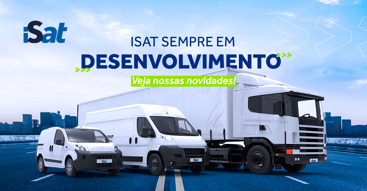 ISAT sempre em desenvolvimento. Veja nossas novidades!