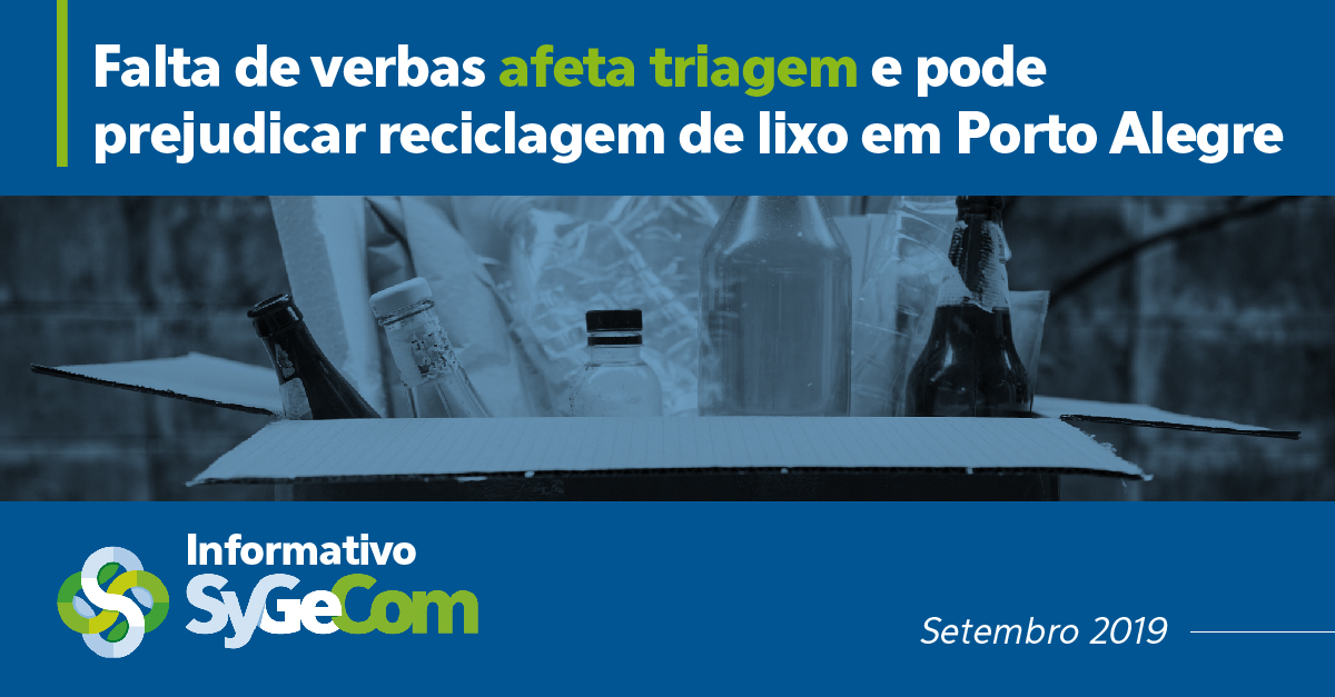 Falta de verbas afeta triagem e pode prejudicar reciclagem de lixo em Porto Alegre