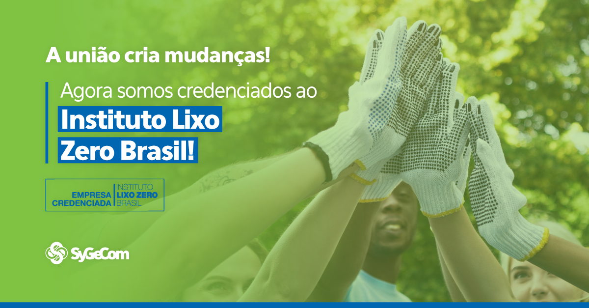 EMM NOVA PARCEIRIA!  Agora somos credenciados ao Instituto Lixo Zero Brasil