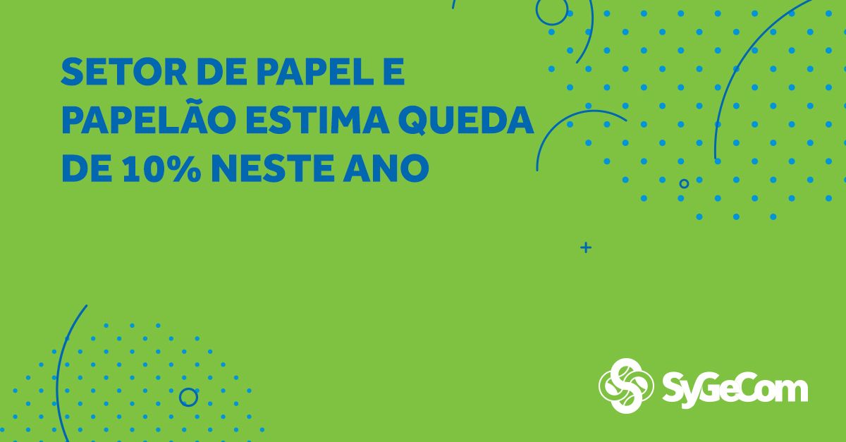 Setor de papel e papelão estima queda de 10% neste ano