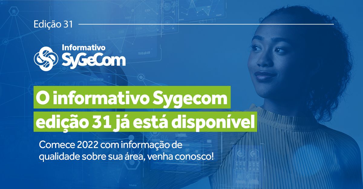 O informativo edição 31 já está disponivel!