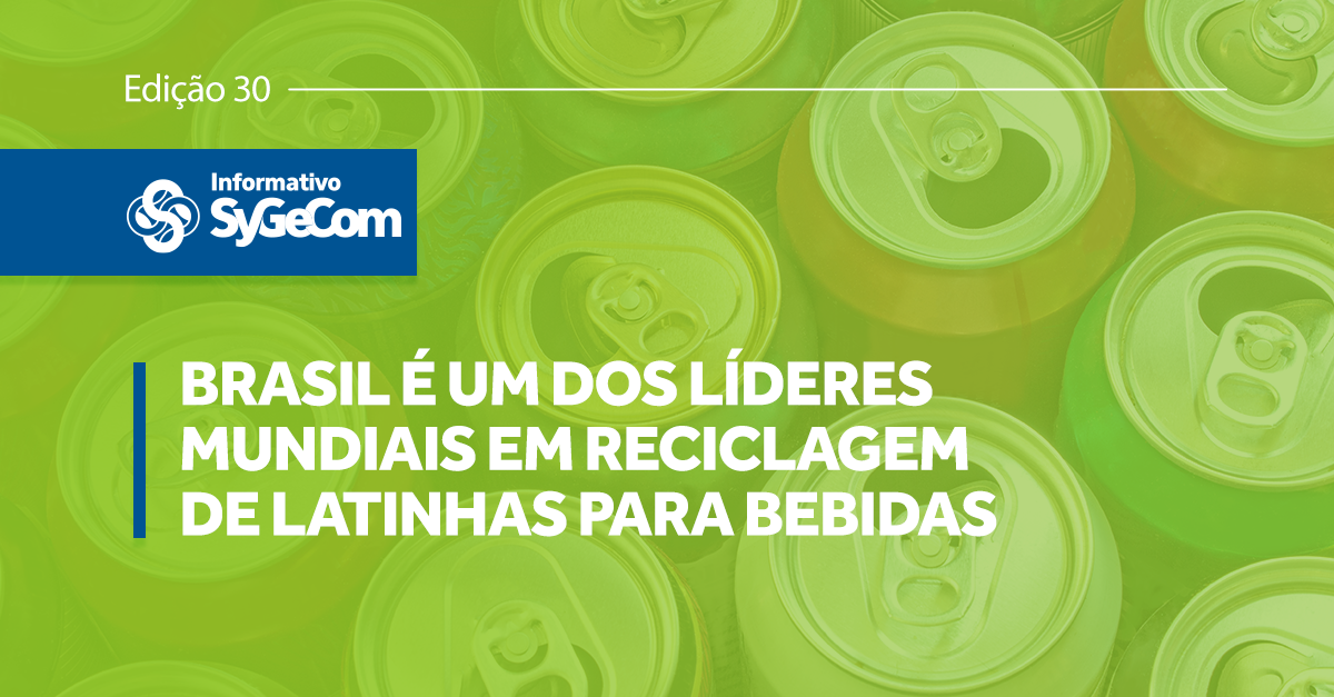 Brasil é um dos líderes mundiais em reciclagem de latinhas para bebidas
